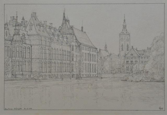 2023, Den Haag, Hofvijver br.potl. okergrijs p. 23x34 cm..jpg